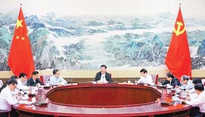 2018年7月2日,中共中央总书记、国家主席、中央军委主席习近平在中南海同团中央新一届领导班子成员集体谈话并发表重要讲话。